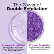 Foxtale Exfoliating Body Wash 2% Salicylic Acid Zinc PCA Reduces Body Acne Smoothens Skin (250 ml)