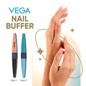Vega Nail Buffer for Smooth & Shiny Nails 4-Way Buffer Block (NB-01)