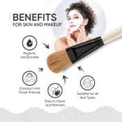 Vega Face Pack Brush for Applying Cream, Gel, Clay Mask for Men & Women (HV-27)