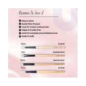 Allure Classic Natural Brush Set 4A (4 pcs)