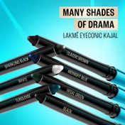 Lakme 9 to 5 Eyeconic Kajal Pencil, Smudgeproof Waterproof Lasts up to 24H - Classic Brown (0.35 g)