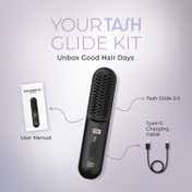 Tash Hair Glide Cordless Hair Straightener Brush - Noir (1 Pcs)