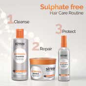 Streax Botbrazil Sulphate-Free Haircare Routine Contains Shampoo, Mask & Serum for Chemically Treated Hair