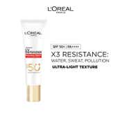 L’Oreal Paris Uv Defender Invisible Resist Daily Sunscreen SPF50+ PA++++ Lightweight (30 ml)