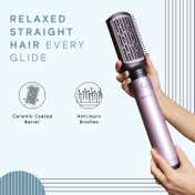 Winston 5 in 1 Hair Blow Brush Multi Styler - Ice Blue
