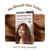 Paradyes Semi-Permanent Glossy Hair Tint, Enriched with Herbal Extracts - Cinnamon Brown (160 g)