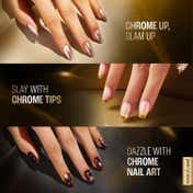 Lakme Ultimate Glam Chrome Nail Paint - Gunmetal (6 ml)