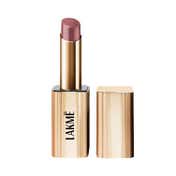 Lakme Bejewel 3D Matte Slim Bullet Lipstick with Vitamin E for Hydrated Lips - Nude Souvenir (3.4 g)