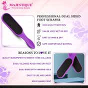 Majestique Professional Dual-Sided Foot Scraper