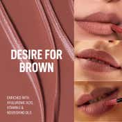 RENEE Stay With Me Liquid Lipstick - Desire For Brown (6 ml)