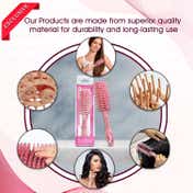 Majestique Vented Round Hair Brush - Pink