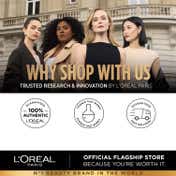 Loreal Paris Brand featuring Authenticity Guarantee, Science-led Formulas & Speedy Delivery