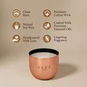 Seva Home Heirloom Classic Berries Rose Gold Candle