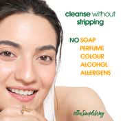 Simple Vitamin C Facial Wash, 100% Soap Free, Gentle Brightening Cleanser with Yuzu Lemon (150ml)