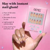 RENEE Stick On Nails - Holographic Nail 01 (Pack of 30)