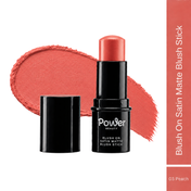 Power Beauty Blush On Satin Matte Blush Stick - Peach 03 (6.5 g)