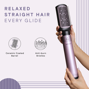 Winston 6 in 1 Hair Blow Brush Multi Styler - Purple