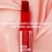 Swiss Beauty Satin Comfort Lipstick - Toasted Brown (3 g)