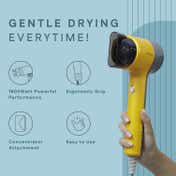 WINSTON Turbo X Hair Dryer - 1600W - Black & Yellow