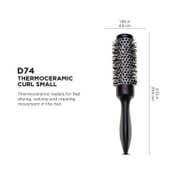 Denman Small Hot Curl Brush 30mm D74 - Black & White