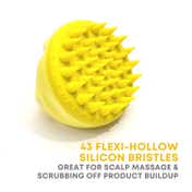 Alan Truman Scalp Sos Scalp Massage and Shampoo Brush - Yellow (1 Pc)