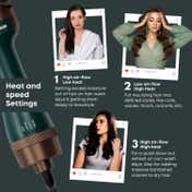 Alan Truman The Blow Brush with Storage & Travel Case-Jade Green (740 g)