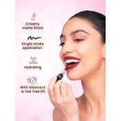 Swiss Beauty Pure Creamy Lipstick - Mauve Currant (4 g)