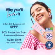 Aqualogica Radiance+ Dewy Lightweight Sunscreen Gel SPF 50+ PA+++ for Oily & Acne-Prone Skin (30 g)