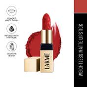 Lakme Rouge Bloom Powder Matte Bullet - Scarlet Rose (4 g)