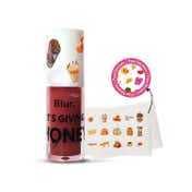 Blur India It's Giving Honey Tinted Lip Oil with Free Stickers - Hazelnut Brown (5 ml)