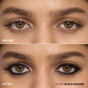FAE BEAUTY Eye-Deal Intense Gel Kajal With Sharpener & Fine Bristle Brush Shade - Black Sesame (0.35 g)