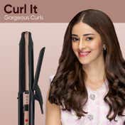 Vega 3 in 1 Keratin Hair Styler- Straightener, Curler & Crimper, Curl & Crimp in Few Min (VHSCC-03)