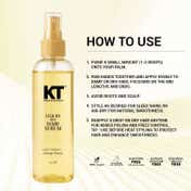KT Professional Liquid Silk Serum with Keratin, Argan & Almond Oil (125 ml)