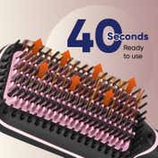 Vega Litstyle L2 Hair Straightener Brush with Up to 12 Hrs Straightening Effect (VHSB-07)