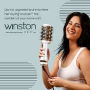 WINSTON Blow Drying Brush with Adjustable Temperature Setting 1200W - Pink (1 pc)