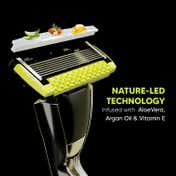 LetsShave Pro 7 World's First 7 Blade Razor for Men with Handle + 2 Blades (4 pcs)