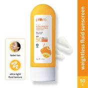 Plum Yuzu & Alpha Arbutin Weightless Fluid SPF 50 PA+++ Sunscreen Ultralight texture No White (50 g)