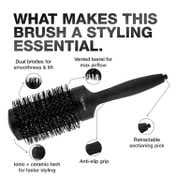 Ikonic Professional Thermal Round Brush TRB 53 - Black