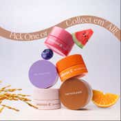 The Face Shop Vitamin B Tinted Overnight Lip Balm With Watermelon Shea Butter Soft, Pink Lips (5 g)