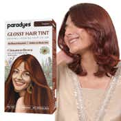 Paradyes Semi-Permanent Glossy Hair Tint, Enriched with Herbal Extracts - Cinnamon Brown (160 g)