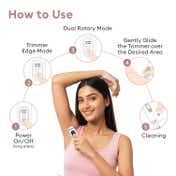 Protouch All-In-1 All Rounder Women’s Trimmer & Epilator - Rose Gold