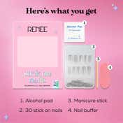 RENEE Stick On Nails - Cat Eye Nail 05 (Pack of 30)