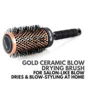 Alan Truman Gold Ceramic Blow Drying Brush - Medium (1 Pc)