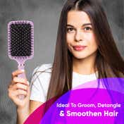 Vega Paddle Hair Brush for Men and Women with Air Cushion Based (E32-PB)