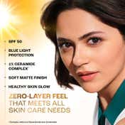 Lakme Sun Expert Tinted Matte Fluid SPF 50 Sunscreen 1% Ceramide - Bronze (50ml)