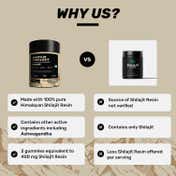 What's Up Wellness Shilajit Gummies 200 Mg Resin With Ashwagandha, Black Musli (30 Gummies)