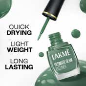 Lakme Ultimate Glam, Eye Liner, Quick Drying, Water Resistant, Smudgeproof, Green - (9 ml)