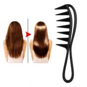 Bronson Professional Shower Detangler Hair Comb with Wide Tooth for Curly & Wavy Hair