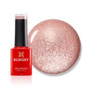 BLUESKY Mini Trio Gel Nail Polish Set UV-LED Required - Platinum 20 Platinum 08 & Qxg095 (3 pcs)
