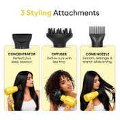 Protouch AirZ 3-in-1 Power Hair Dryer- Yellow